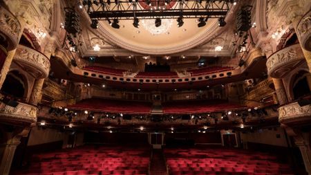 A photo of the inside of Shaftesbury theatre.