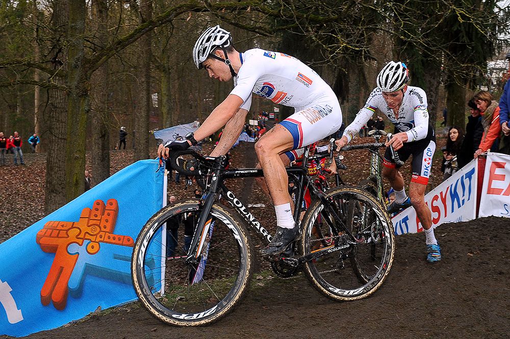 Wout van Aert (Bel) and Mathieu van der Poel (Ned)