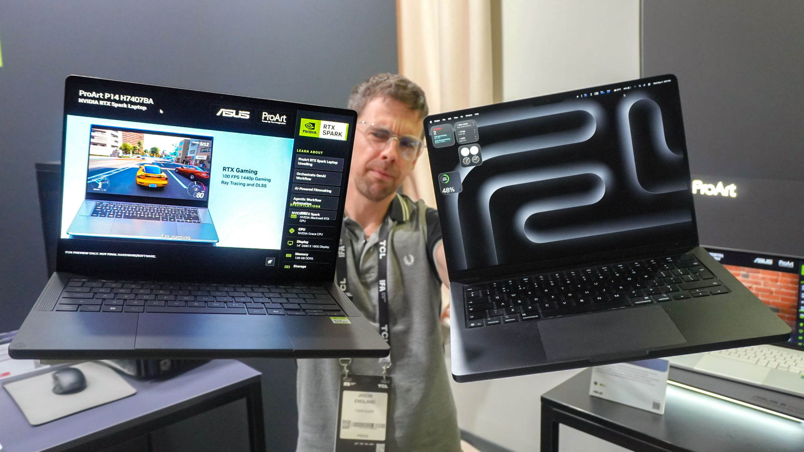 Asus ProArt P14 vs MacBook Pro M5