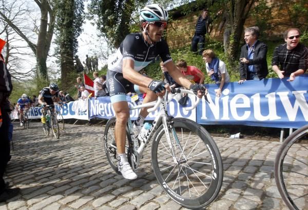 Cancellara showed his superb form but failed to win