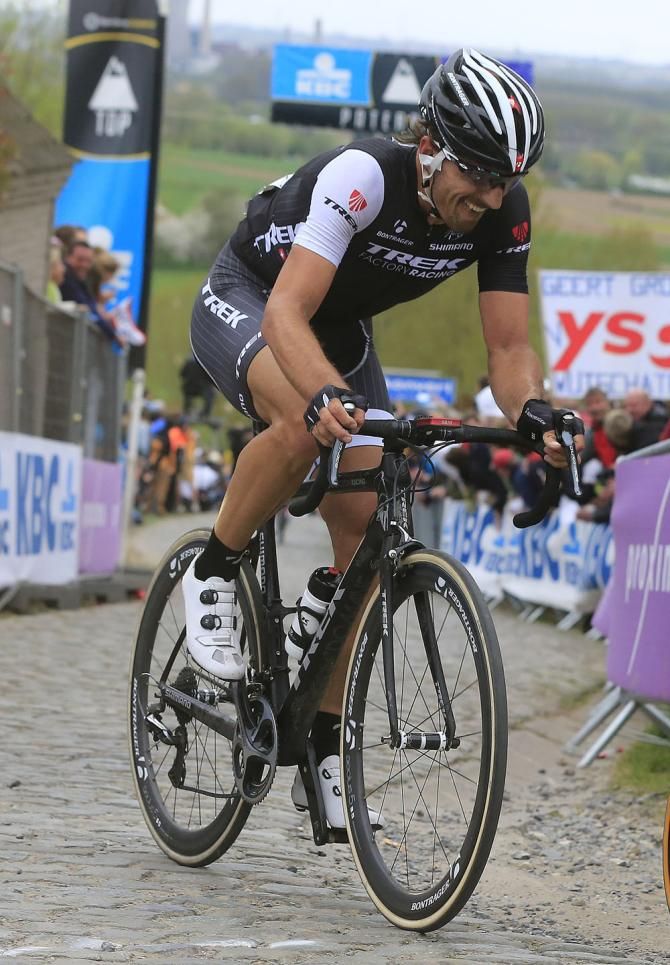 Fabian Cancellara (Trek Factory Racing) climbs to victory