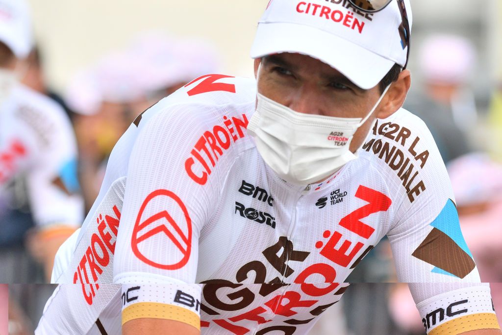 Belgian Greg Van Avermaet of AG2R Citroen Team pictured during the presentation of the teams participating in the 108th edition of the Tour de France cycling race in Brest France Thursday 24 June 2021 This years Tour de France is taking place from 26 June to 18 July 2021BELGA PHOTO DAVID STOCKMAN Photo by DAVID STOCKMANBELGA MAGAFP via Getty Images