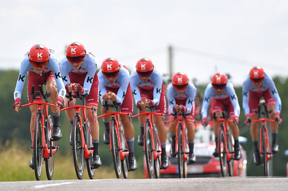 Katusha-Alpecin at Criterium du Dauphine stage 3 team time trial