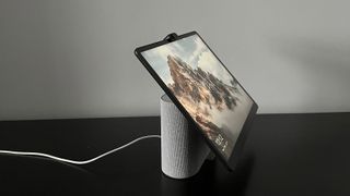 The side view of the Facebook Portal Plus