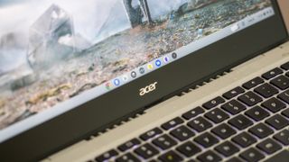 Acer logo on screen on Acer Chromebook Vero 514