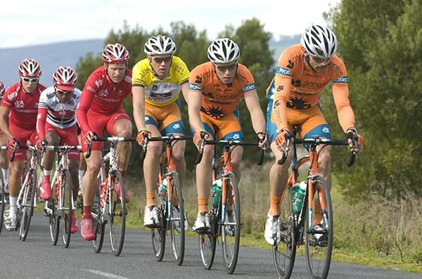 Genesys Wealth Advisers steer the peloton with their tour leader, Ben Grenda, in third wheel as they close in on the leaders.