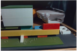 colourful architectural model of open architecture studio's work