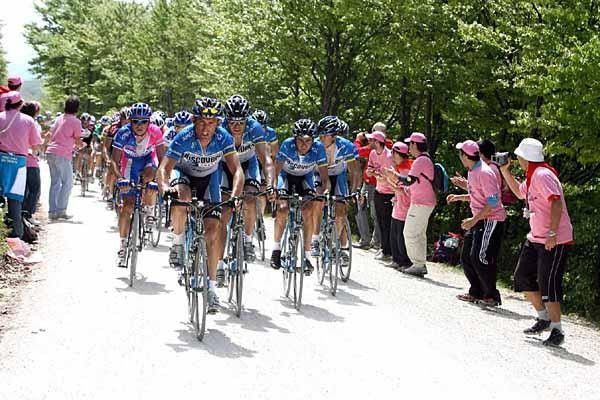 The Disco boys really rode as a pack on today's stage - a good sign for team leader Paolo Savoldelli