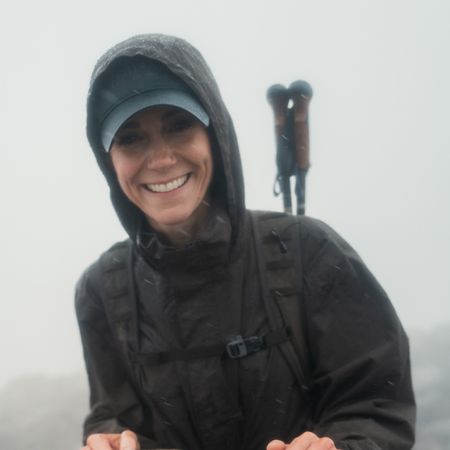 Princess Kate at the top of a mountain