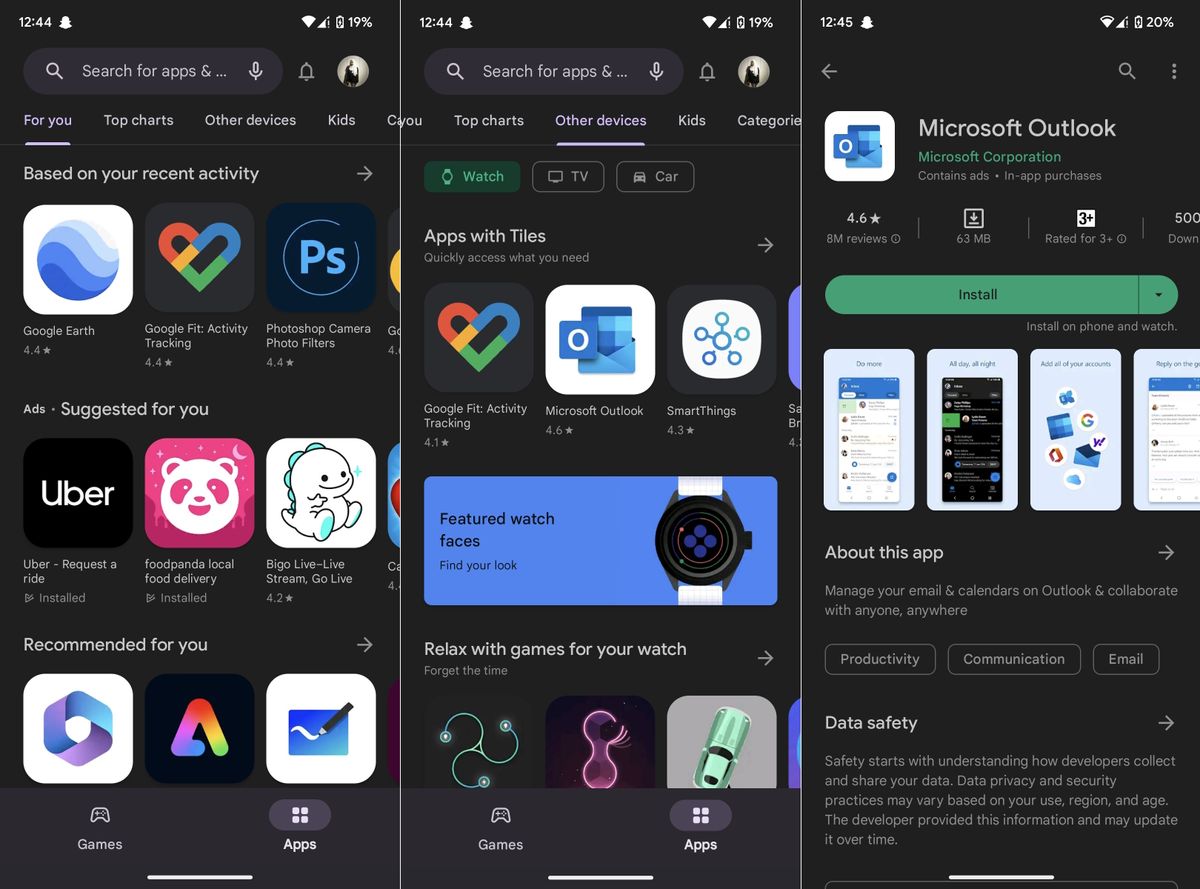 How to search for apps and games by device on Google Play Store ...