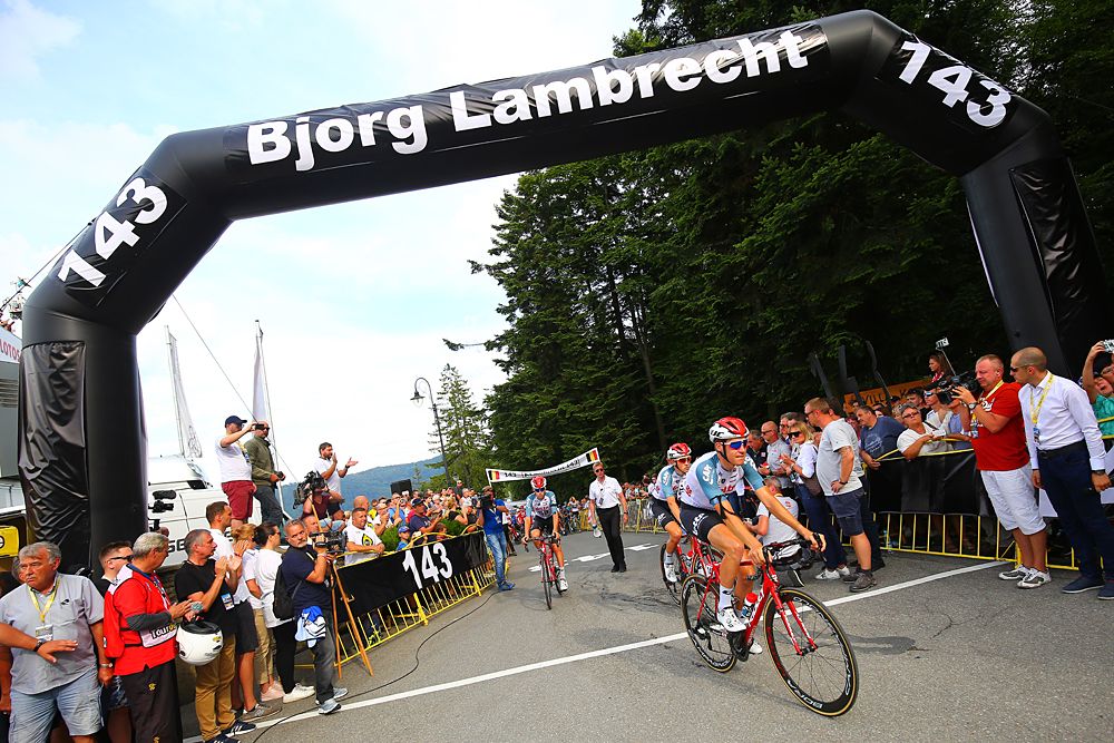The peloton rode a neutralised stage 4 at the Tour de Pologne out of respect for the loss of Bjorg Lambrecht (Lotto Soudal) who died during an accident on stage 3
