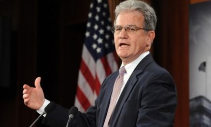 Sen. Tom Coburn (R-Okla.), a member of Obama's bipartisan debt-reduction commission, says a "flatter tax" is a more realistic goal than a national sales tax.