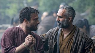 Cosmo Jarvis and Nestor Carbonell in Shogun