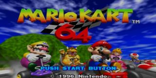 An old copy of Mario Kart 64.
