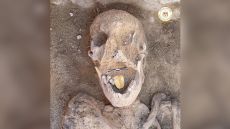 This 2,000-year-old mummy was buried with a golden tongue, likely to help the deceased speak in the afterlife.