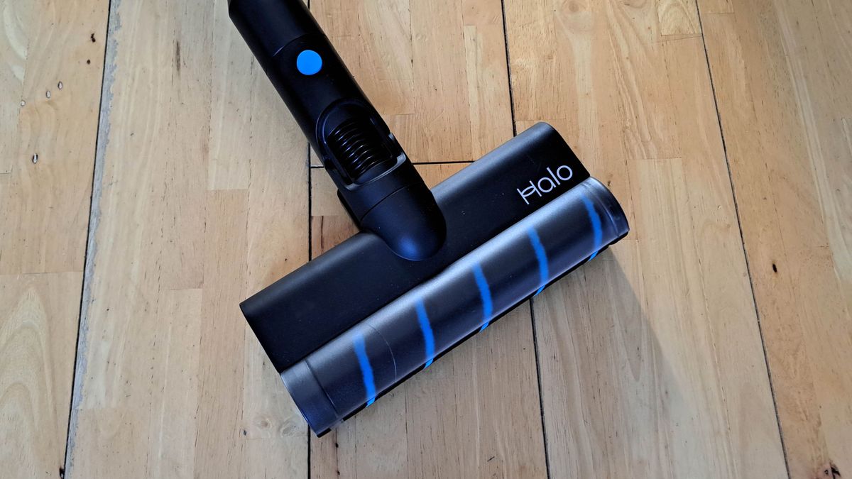 Halo Capsule X vacuum cleaner on flooring