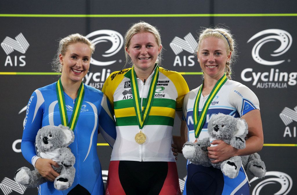 Steph Morton (South Australia) claimed gold in the women's sprint