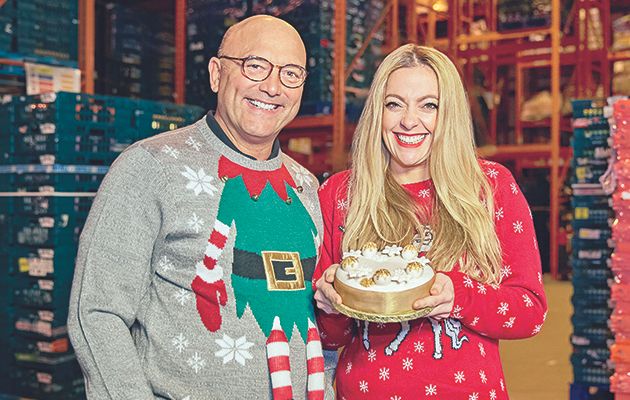 Gregg Wallace and Cherry Healey meet the people behind our festive foods.