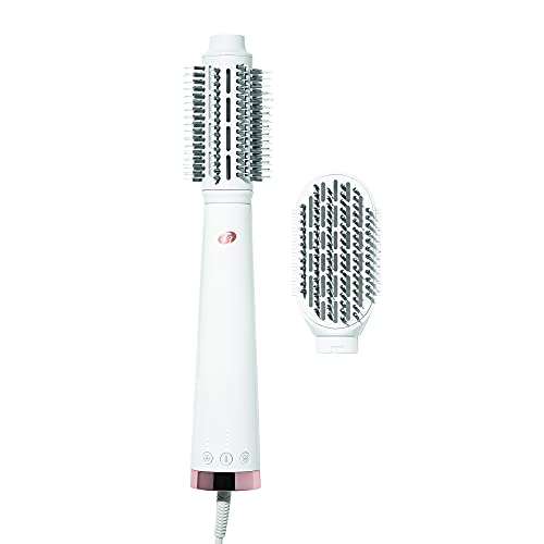 "t3 Airebrush Duo Interchangeable Hot Air Blow Dry Brush With Two Attachments � Includes 15 Heat and Speed Combinations, T3 Ionflow Technology, Volume Booster Switch, Lock-In Cool Shot"