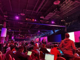 AWS re:Invent 2023 main stage keynote theatre