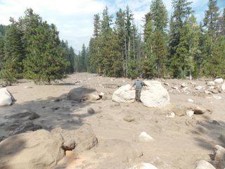 Mount Shasta mudslide