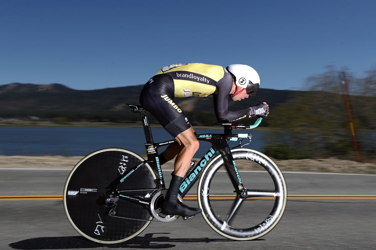 George Bennett (LottoNL-Jumbo) finished fourth and moved into the yellow jersey