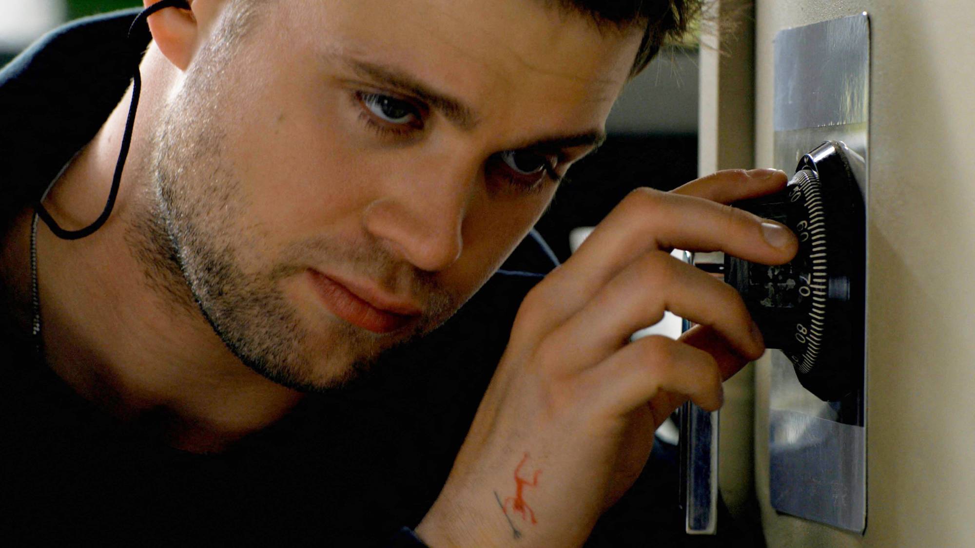 Leo Woodall as Niki White in "Tuner"