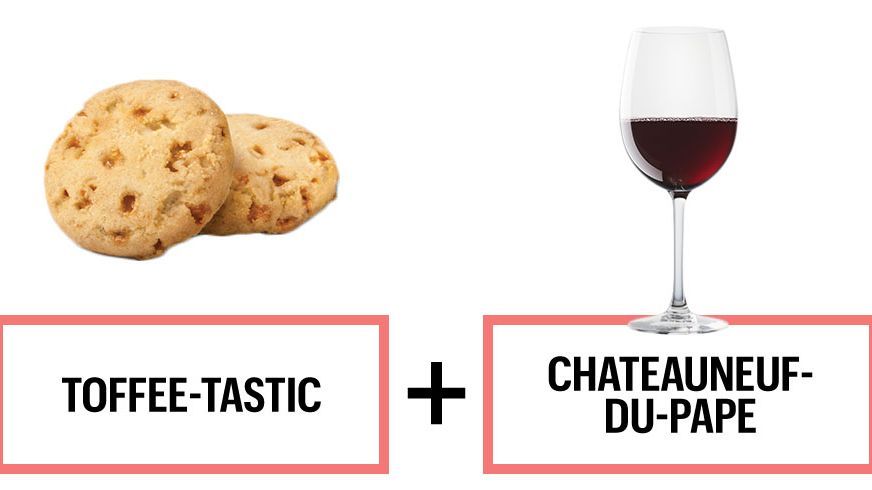Wine, cookie