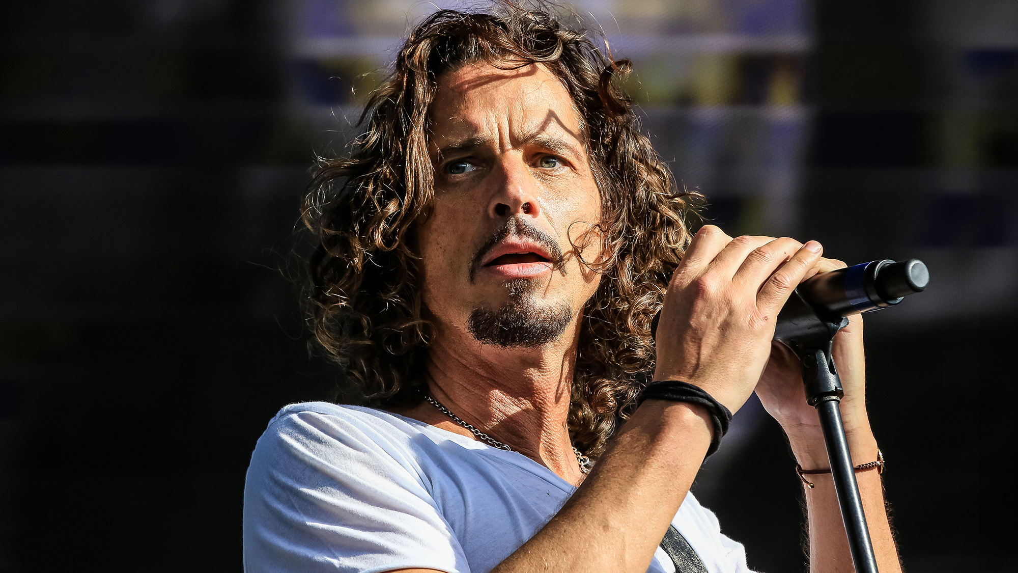 Chris Cornell of Soundgarden performs on stage at Hyde Park on July 4, 2014 in London, England. 