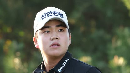 Yubin Jang looks on at the 2024 Genesis Championship