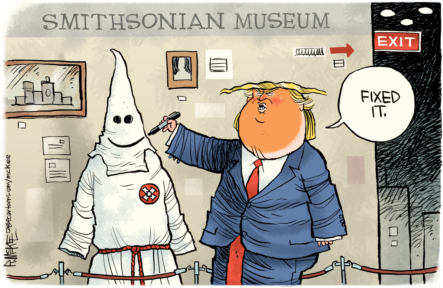 Political cartoon