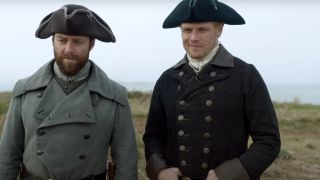 roger and jamie in outlander season 3