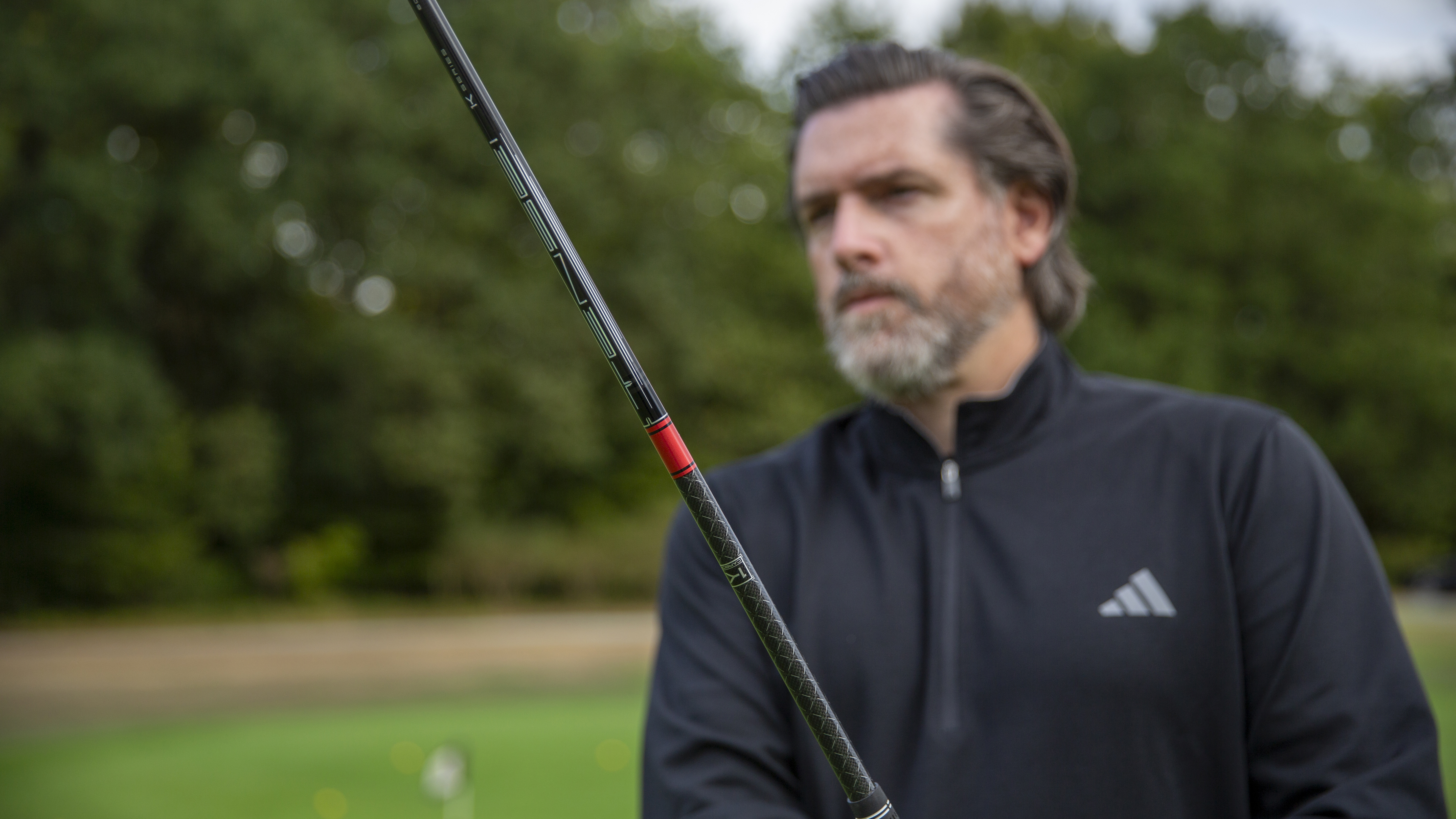 Photo of the Mitsubishi Tensei Shafts red