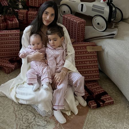 Bettina Looney with sons