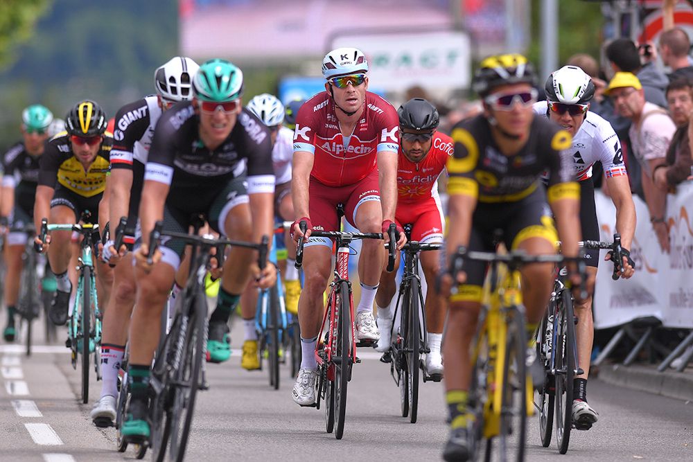 Riders finish stage 3 at Criterium du Dauphine