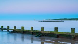 Aberdeen beach with South Breakwater Lighthouse in the distance (credit: VisitScotland/ Kenny Lam)