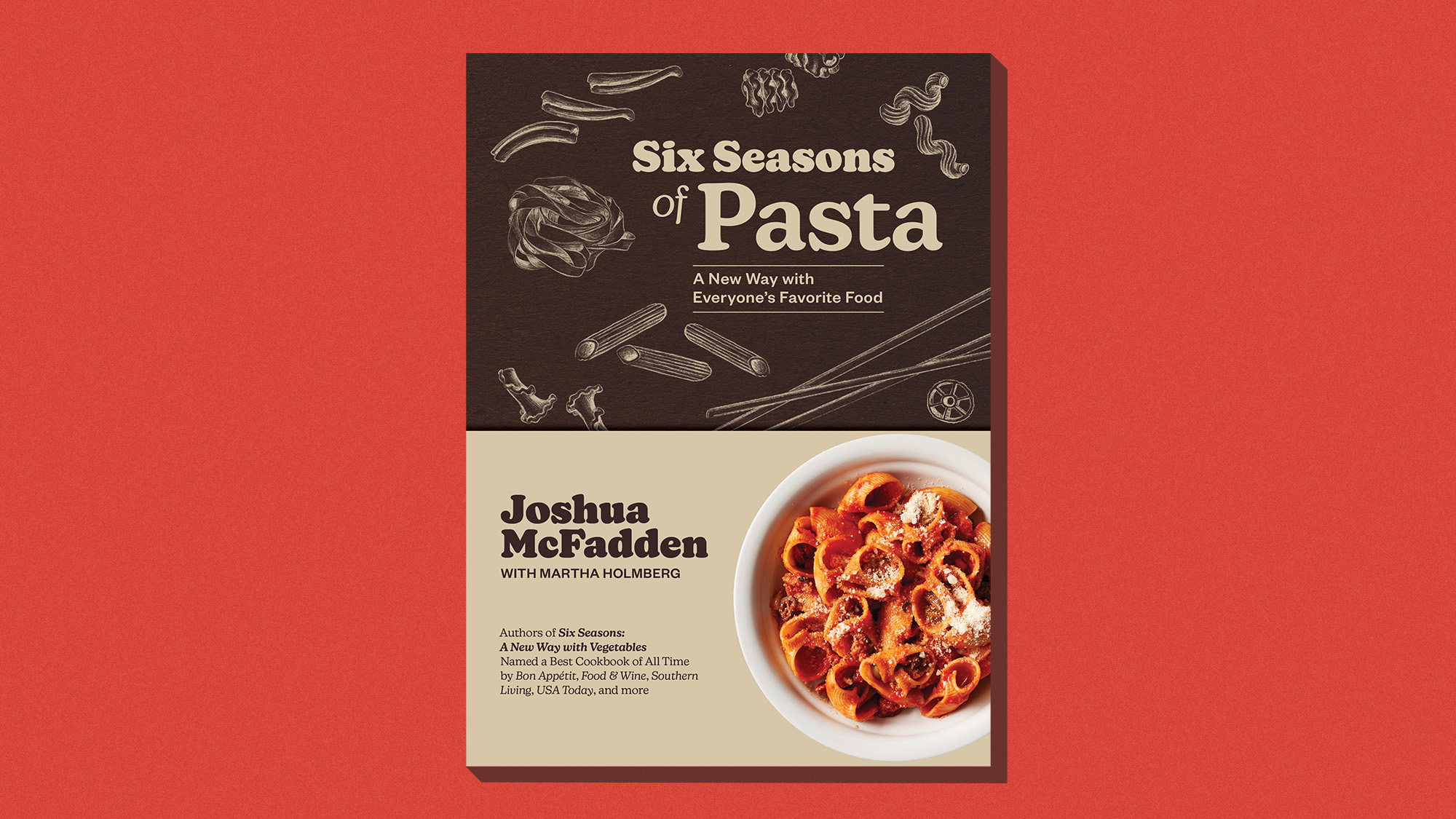 Book cover of 'Six Seasons of Pasta' by Joshua McFadden and Martha Holmberg