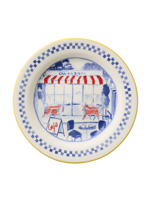 Damson Madder Italian Stoneware Dessert Plates