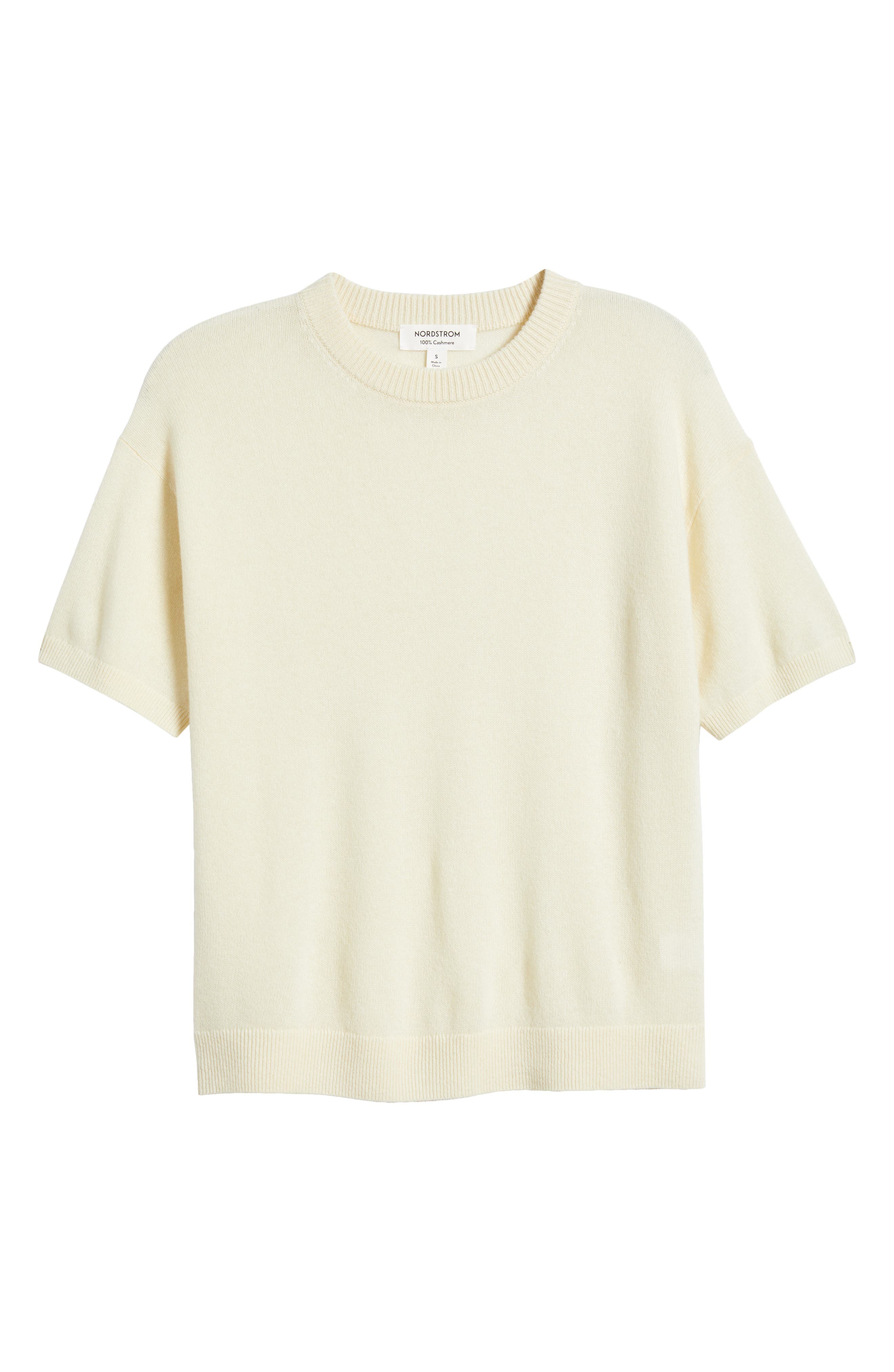 Nordstrom, Short Sleeve Cashmere Sweater (Was $100) 