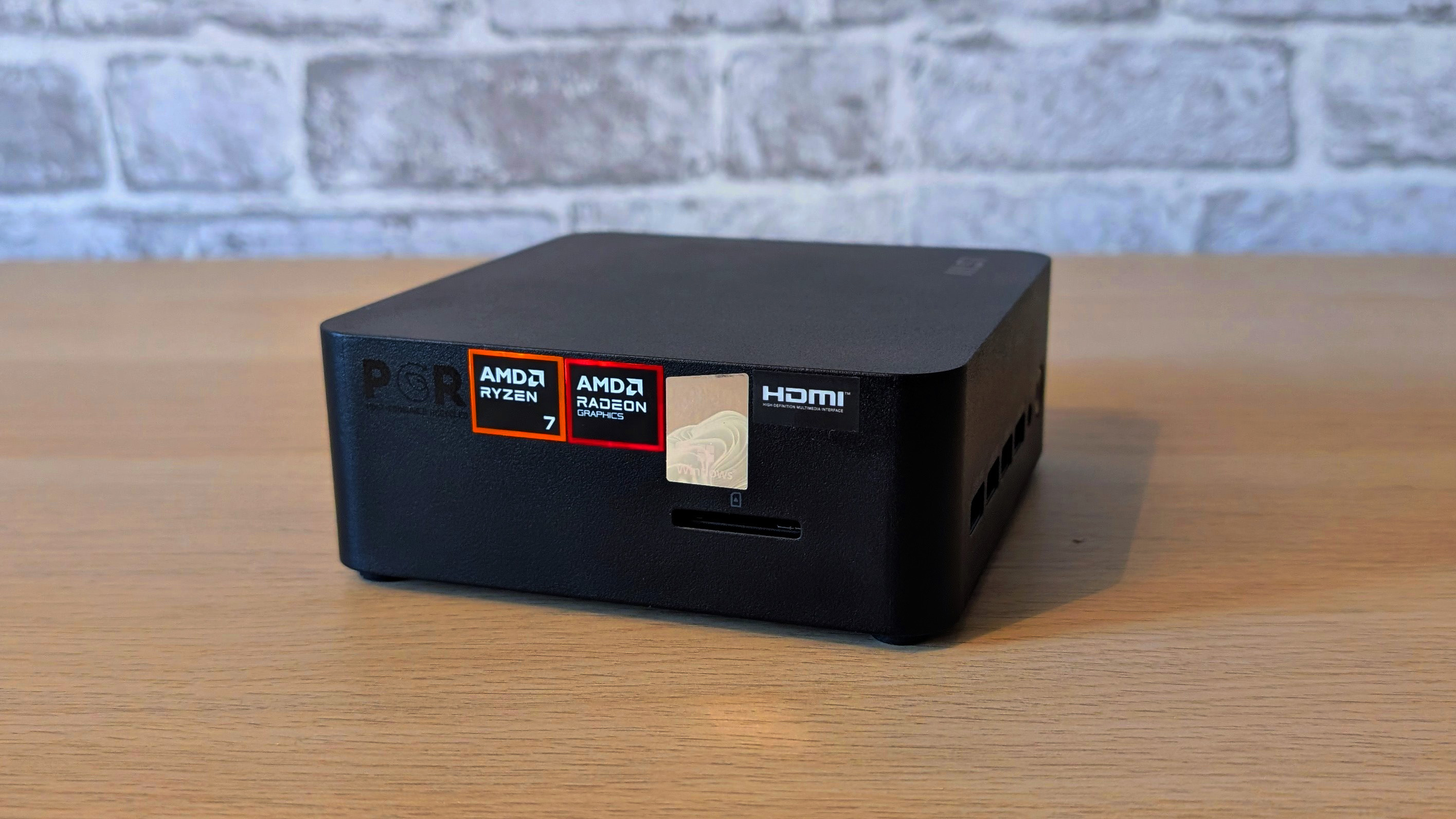 The MSI Cubi Z AI 8M on a desk