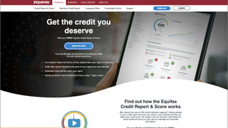 Equifax website screenshot