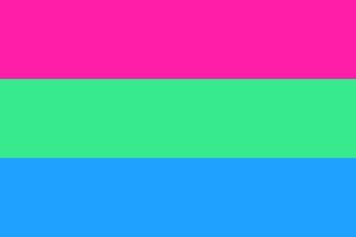 polysexual pride flag one of a communities of lgbt sexual minority