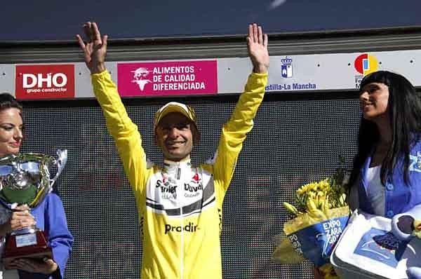 Piepoli happy on the podium.