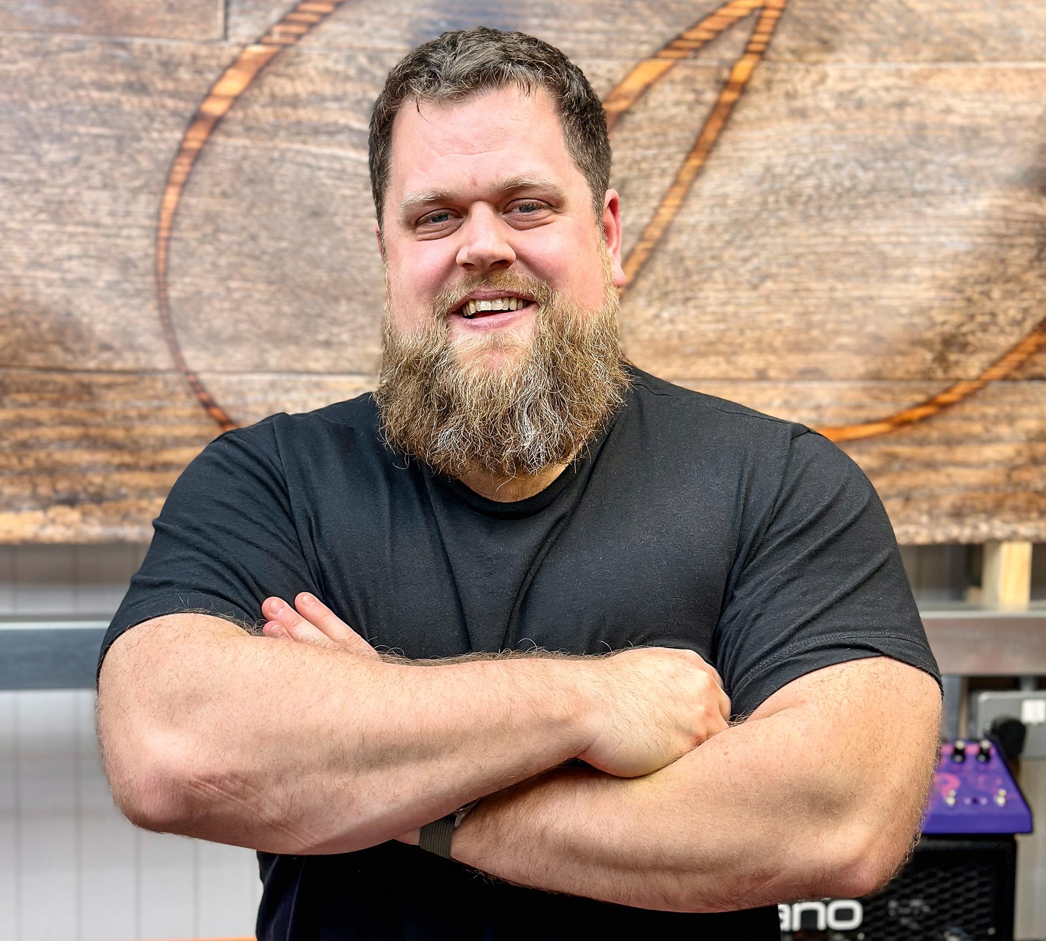 A portrait of Adrian Thorpe of ThorpyFX.