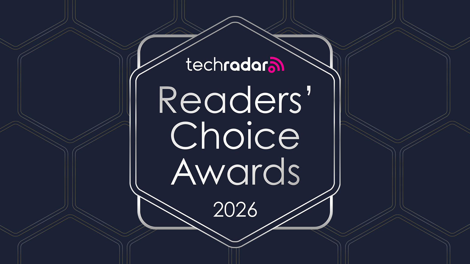 The logo for the TechRadar Readers' Choice Awards 2026