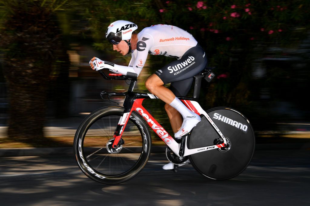 SAN BENEDETTO DEL TRONTO ITALY SEPTEMBER 14 Wilco Kelderman of The Netherlands and Team Sunweb during the 55th TirrenoAdriatico 2020 Stage 8 a 101km Individual Time Trial in San Benedetto del Tronto ITT TirrenAdriatico on September 14 2020 in San Benedetto del Tronto Italy Photo by Justin SetterfieldGetty Images