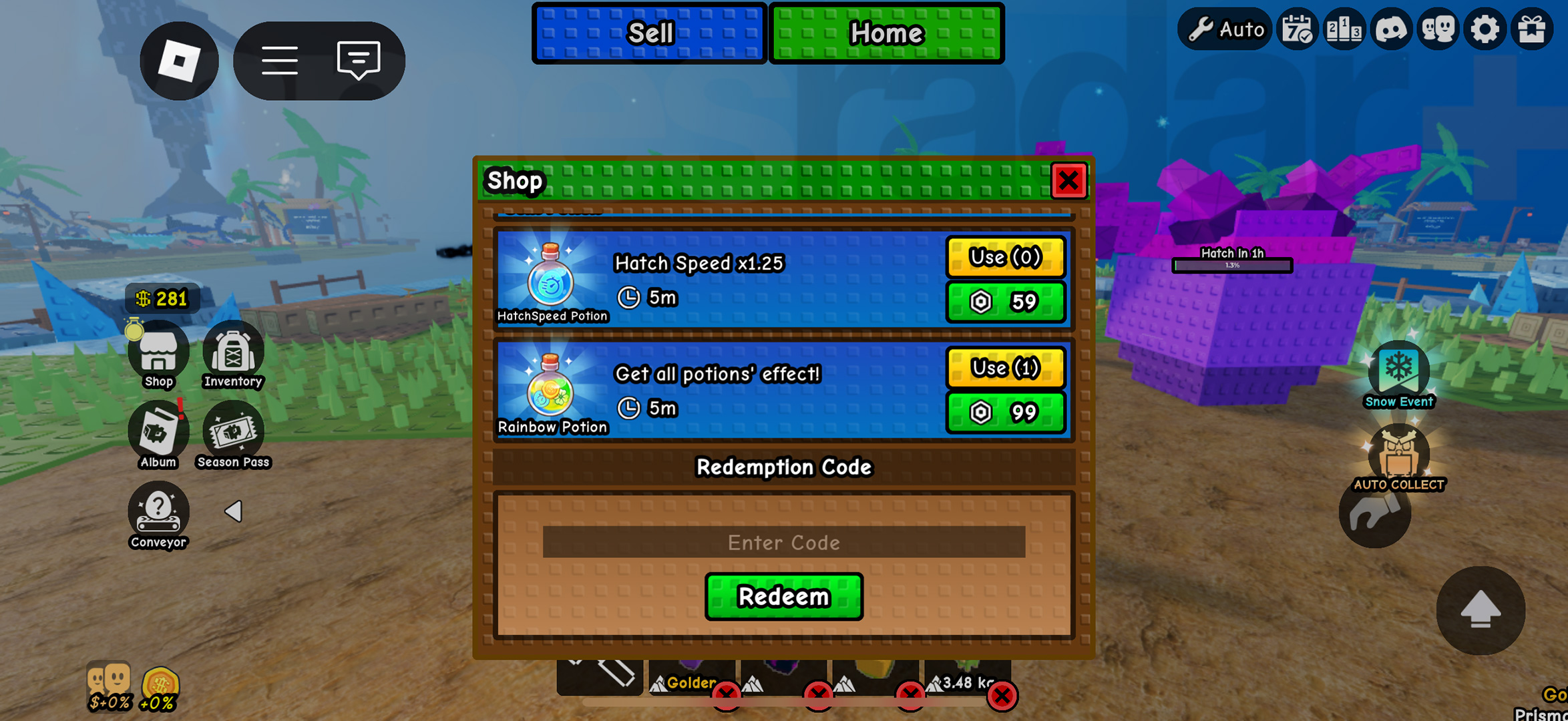 Build a Zoo codes