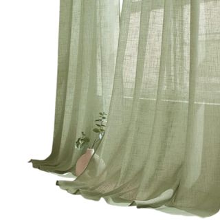 Sage green curtains