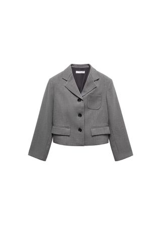 Cropped jacket with pockets - Women