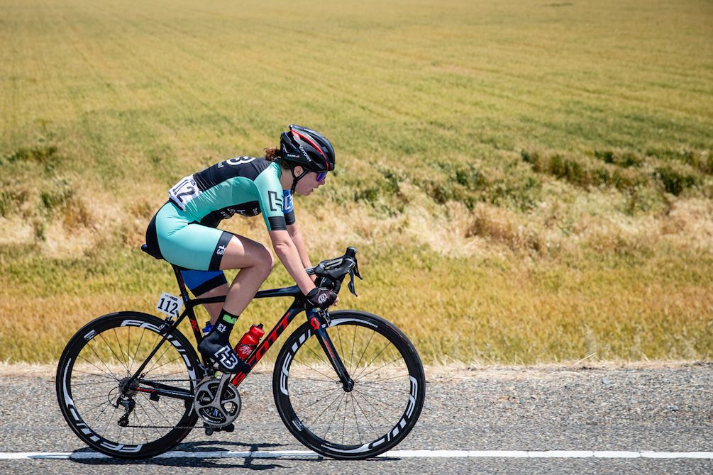 Whitney Allison (Hagens Berman-Supermint) on stage 1 of the 2018 Amgen Women's Race